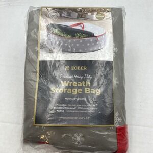 30"‎ Artificial Christmas Wreath Storage Bag Premium Heavy Duty Zober NEW